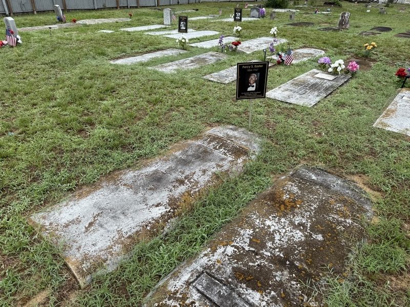 Percy S. Easter Marker at his grave site image. Click for full size.