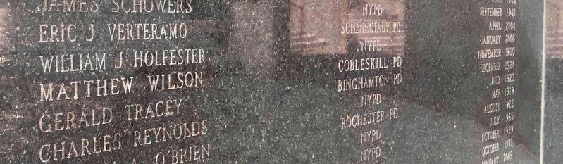 State of New York Police Officers Memorial. Click for full size. State of New York Police Officers Memorial image. Click for full size.