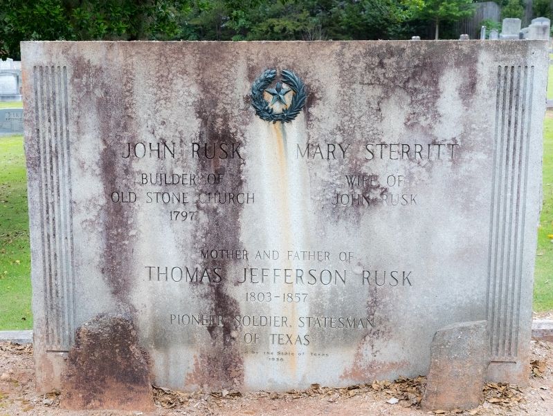 John Rusk / Mary Sterritt Monument image. Click for full size.