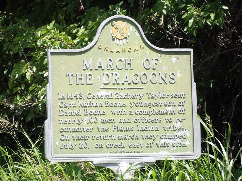March of the Dragoons Marker. Click for full size. March of the Dragoons Marker image. Click for full size.