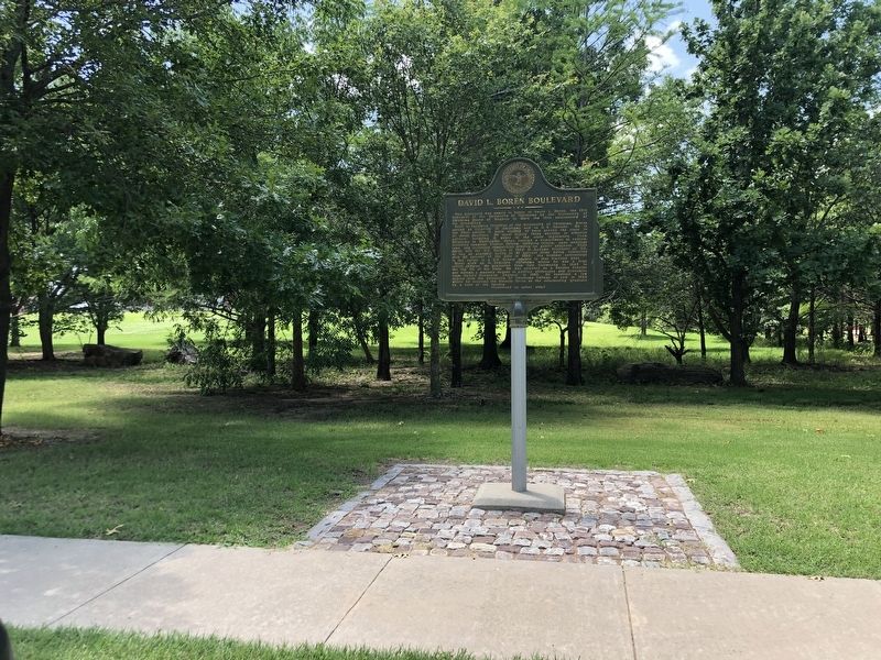 David L. Boren Boulevard Marker image. Click for full size.
