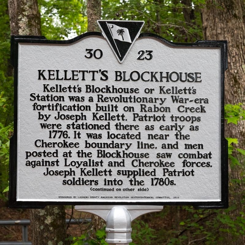 Kellett�s Blockhouse Marker, Side One image. Click for full size.