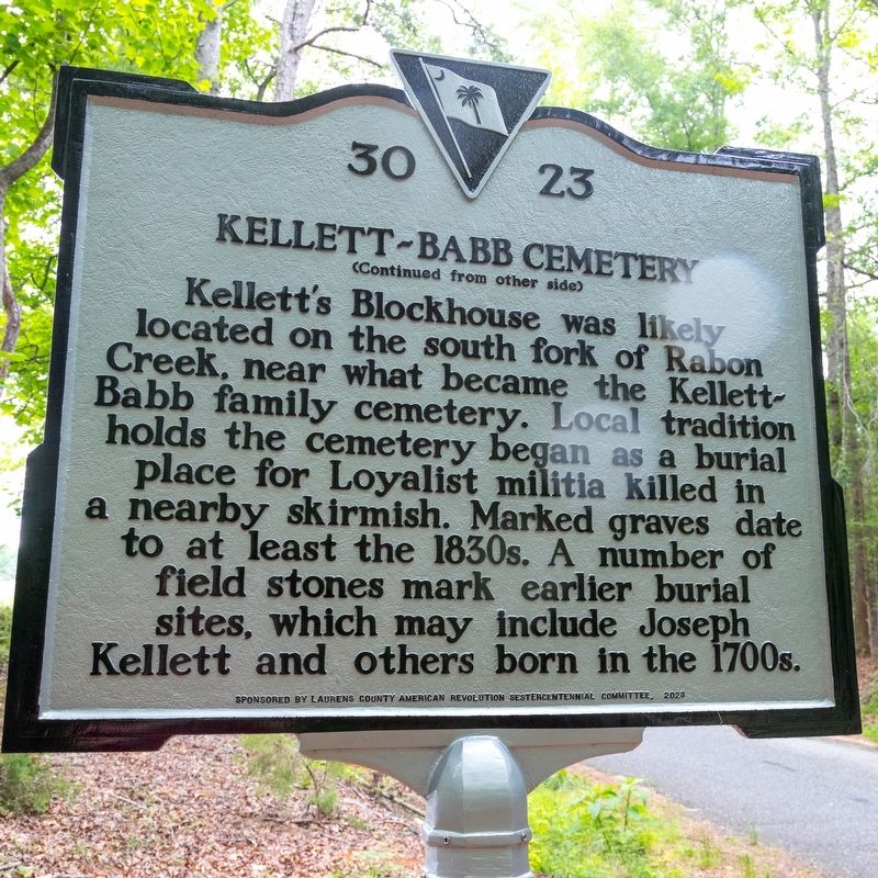 Kellett�s Blockhouse Marker, Side Two image. Click for full size.