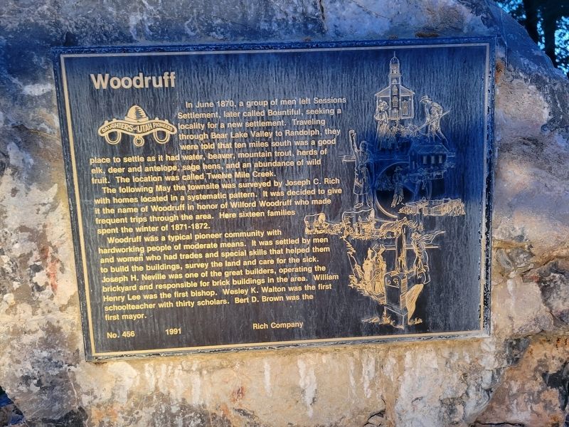 Woodruff Marker. Click for full size. Woodruff Marker image. Click for full size.