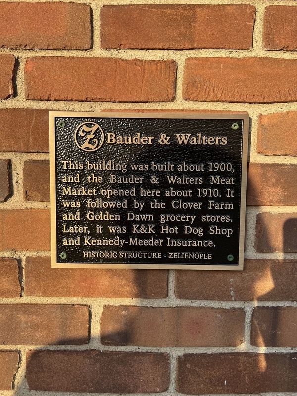 Bauder & Walters Marker. Click for full size. Bauder & Walters Marker image. Click for full size.