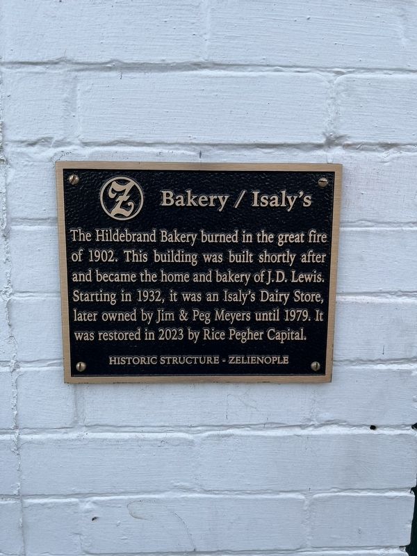 Bakery / Isaly's Marker. Click for full size. Bakery / Isaly's Marker image. Click for full size.