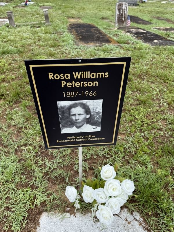 Rosa Williams Peterson Marker image. Click for full size.