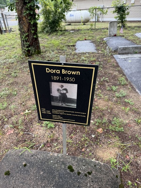 Dora Brown Marker image. Click for full size.