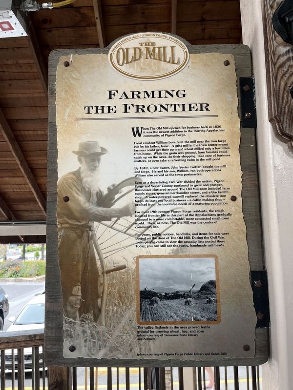 Farming The Frontier Marker image. Click for full size.