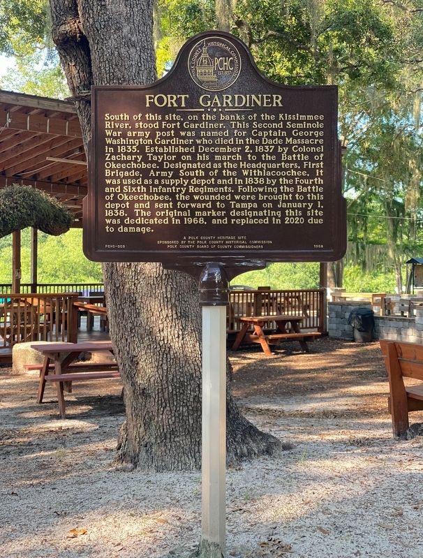 Fort Gardiner Marker image. Click for full size.