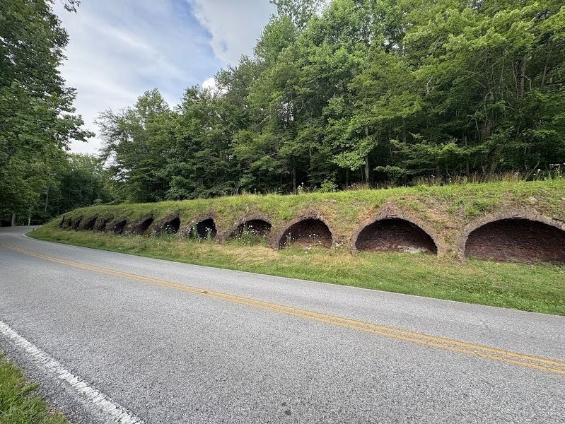 Some of the remnants of the Lone Rock Coke Ovens image. Click for full size.