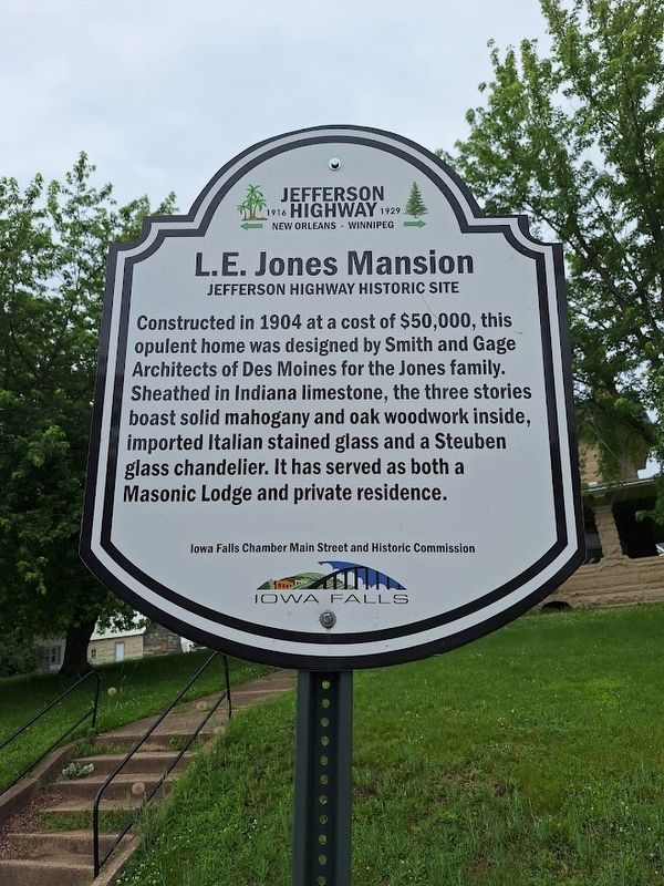 L.E. Mansion Marker image. Click for full size.