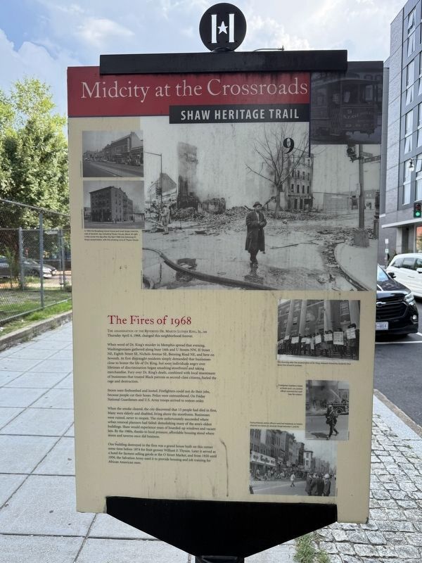 The Fires of 1968 Marker image. Click for full size.
