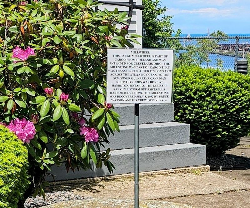 Millwheel Marker. Click for full size. Millwheel Marker image. Click for full size.