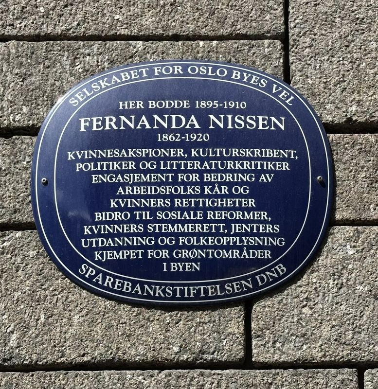 Fernanda Nissen Marker image. Click for full size.