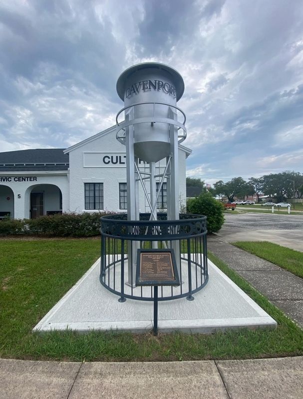 Davenport Historical Society Marker image. Click for full size.
