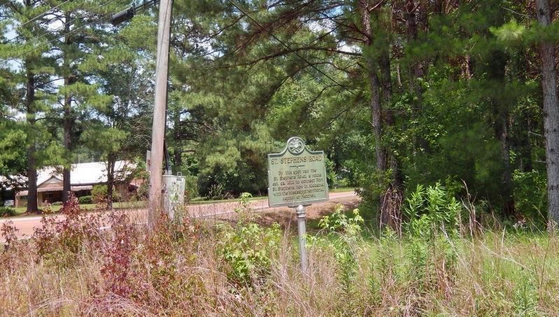 St. Stephens Road Marker (<i>south side</i>) image. Click for full size.