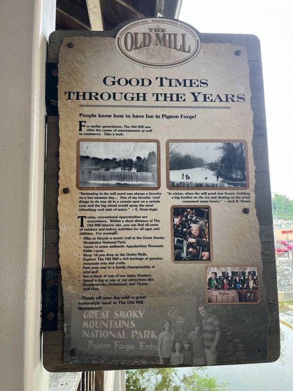 Good Times Through The Years Marker. Click for full size. Good Times Through The Years Marker image. Click for full size.