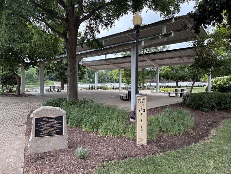 Rachel L. Wright Marker. Click for full size. Rachel L. Wright Marker image. Click for full size.