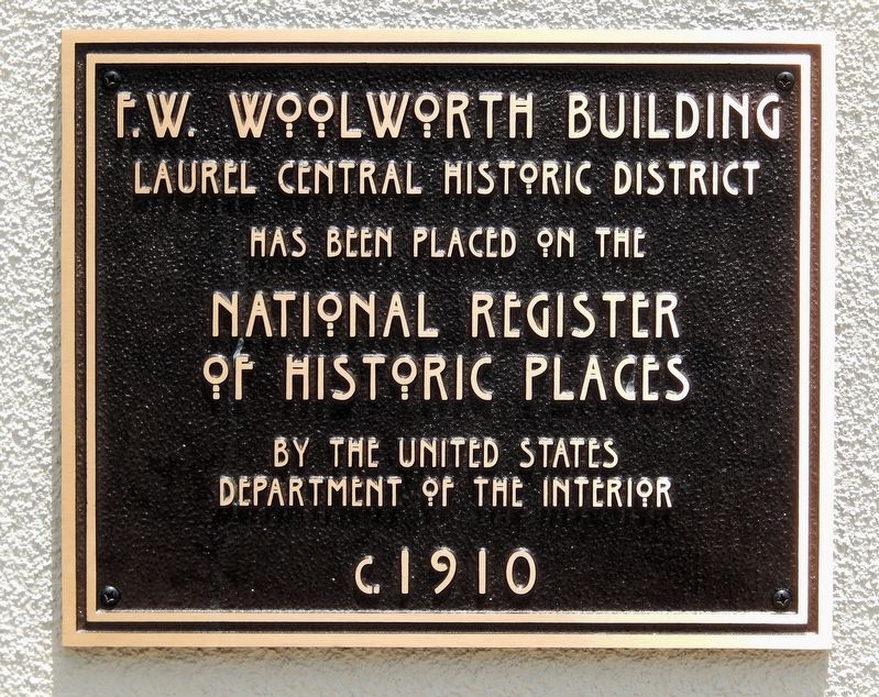 F.W. Woolworth Building Marker image. Click for full size.