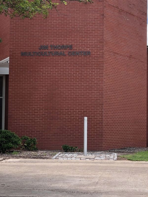 Jim Thorpe Multicultural Center Marker (Missing). Click for full size. Jim Thorpe Multicultural Center Marker (Missing) image. Click for full size.