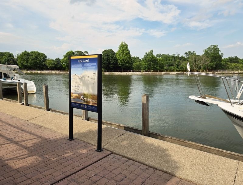 Erie Canal Marker. Click for full size. Erie Canal Marker image. Click for full size.