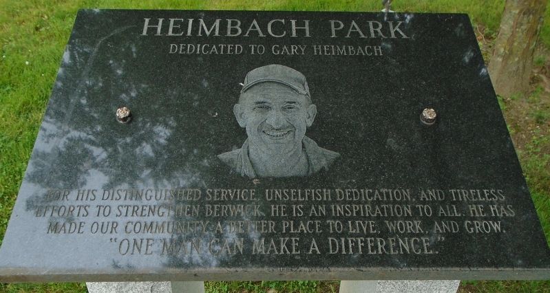 Heimbach Park Marker image. Click for full size.