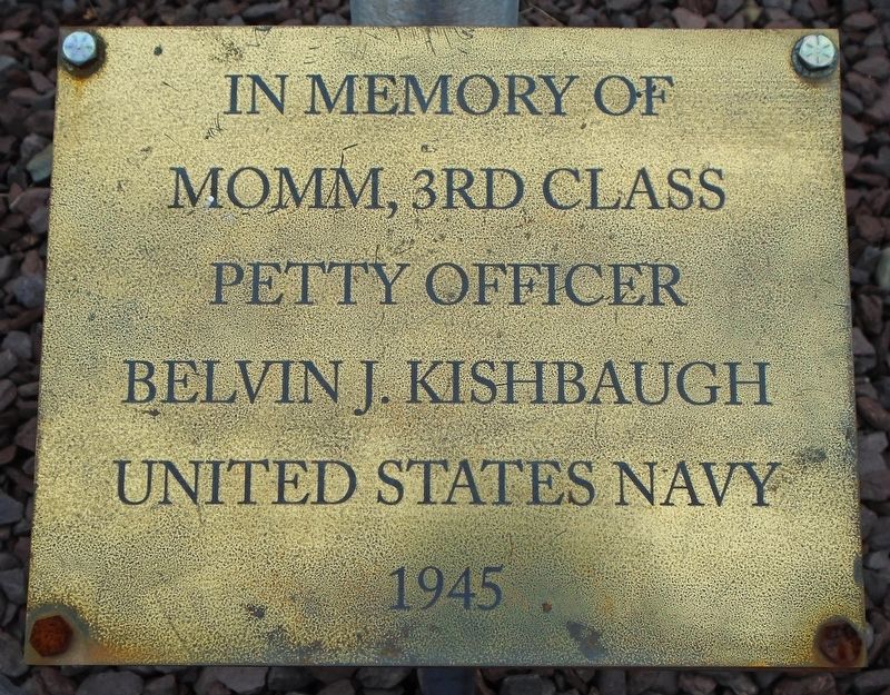 Veterans Memorial Kishbaugh Marker. Click for full size. Veterans Memorial Kishbaugh Marker image. Click for full size.
