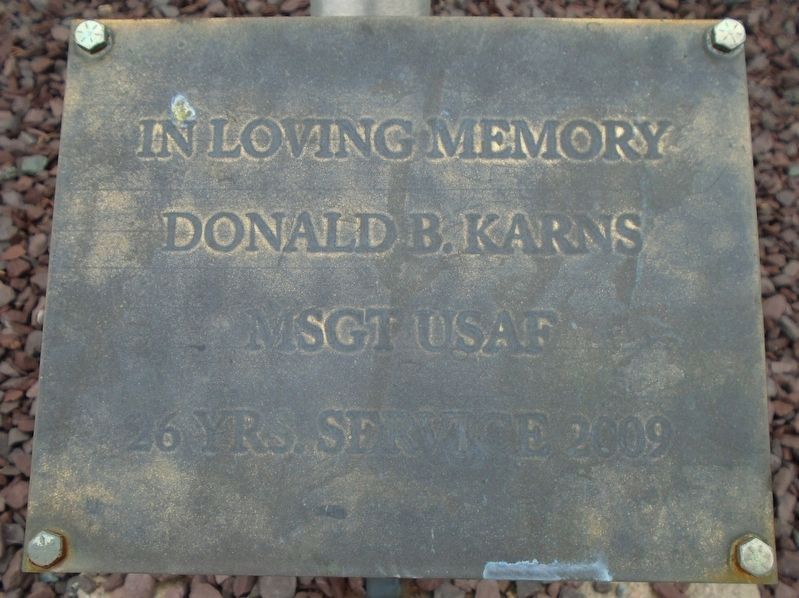 Veterans Memorial Karns Marker. Click for full size. Veterans Memorial Karns Marker image. Click for full size.