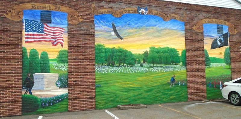 Veterans Memorial Mural. Click for full size. Veterans Memorial Mural image. Click for full size.