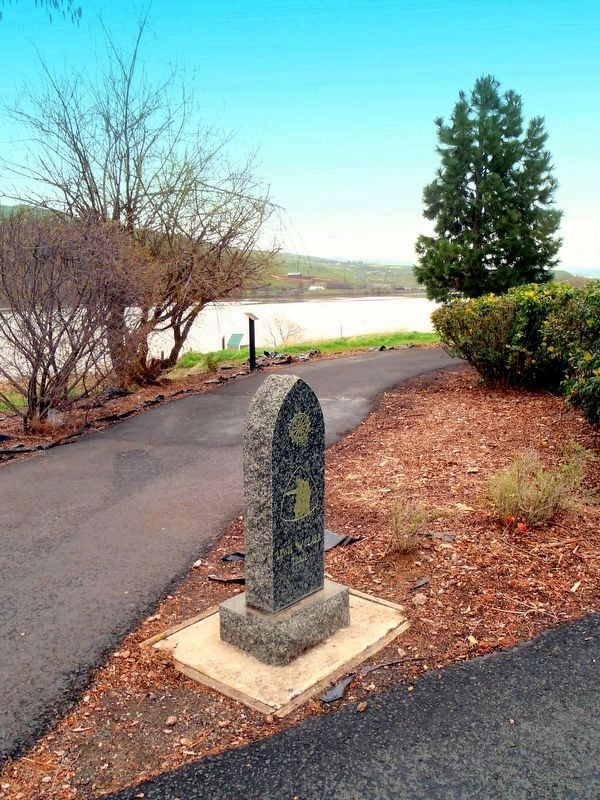 Lewis and Clark Marker in context.. Click for full size. Lewis and Clark Marker in context. image. Click for full size.