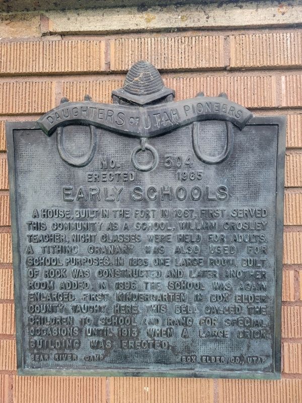 Early Schools Marker. Click for full size. Early Schools Marker image. Click for full size.