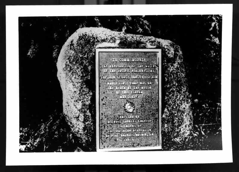 Captain George Vancouver R.N. Marker. Click for full size. Captain George Vancouver R.N. Marker image. Click for full size.