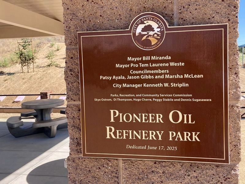 Pioneer Oil Refinery Park - 2025. Click for full size. Pioneer Oil Refinery Park - 2025 image. Click for full size.