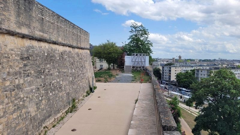 The view of the castle wall from the Marker. Click for full size. The view of the castle wall from the Marker image. Click for full size.