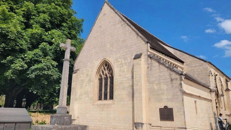 The view of the marker on the exterior wall of the Saint George's Church. Click for full size. The view of the marker on the exterior wall of the Saint George's Church image. Click for full size.