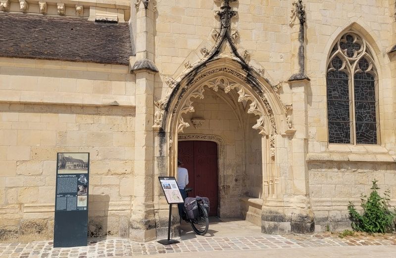 The entrance to the Saint George's Church and Marker. Click for full size. The entrance to the Saint George's Church and Marker image. Click for full size.