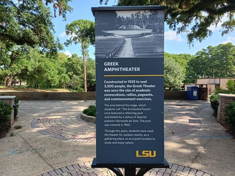 Greek Ampitheater Marker image. Click for full size.