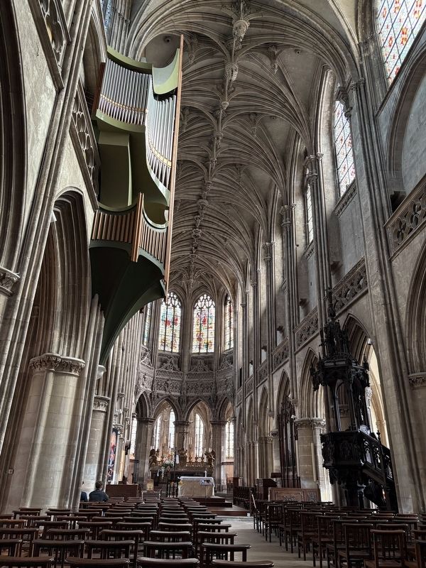 The interior view of the Saint-Pierre Church. Click for full size. The interior view of the Saint-Pierre Church image. Click for full size.