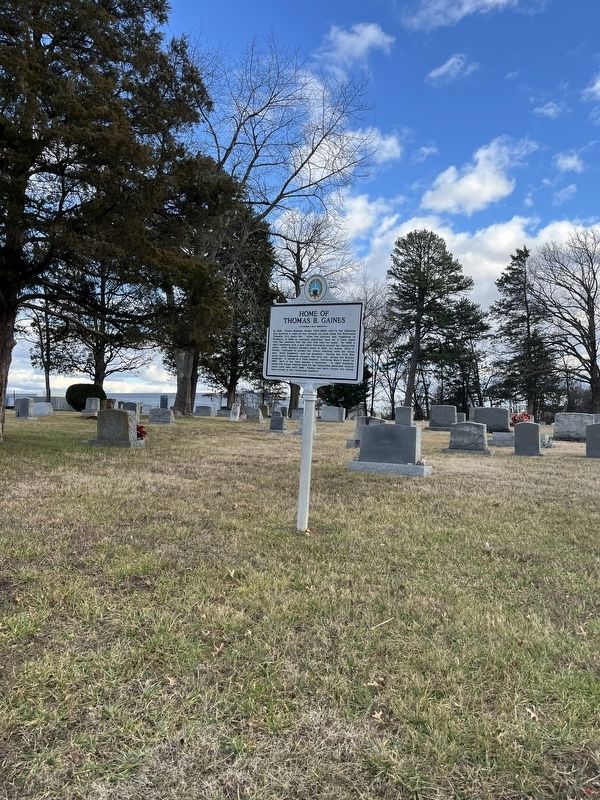 Marker next to the Cemetery Parking Area. Click for full size. Marker next to the Cemetery Parking Area image. Click for full size.