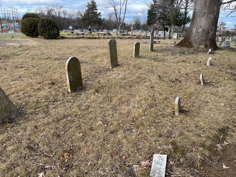 Older Section of Cemetery. Click for full size. Older Section of Cemetery image. Click for full size.