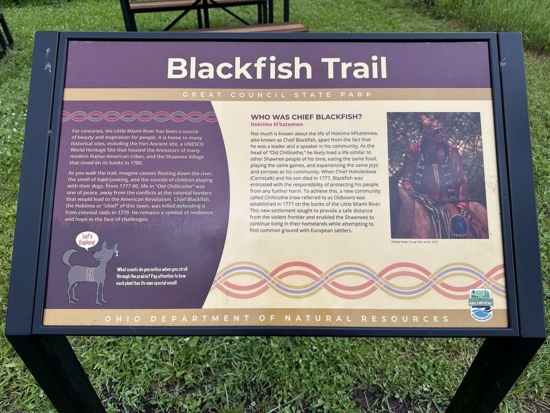 Blackfish Trail Marker. Click for full size. Blackfish Trail Marker image. Click for full size.