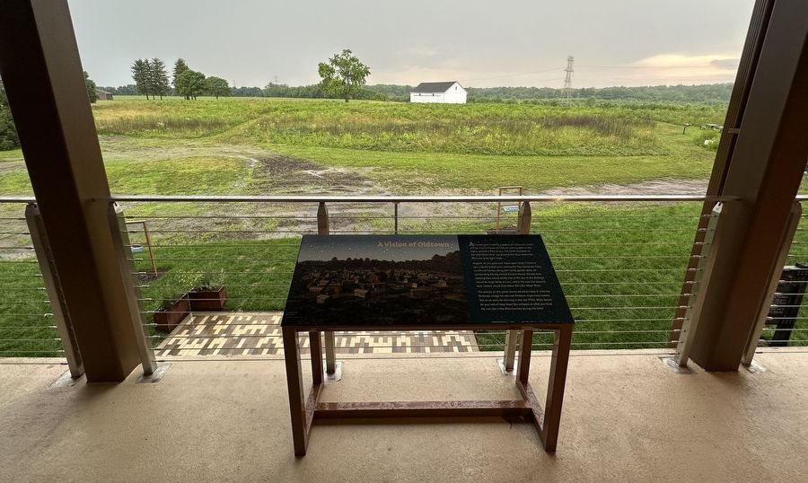 A Vision of Oldtown Marker - wide view. Click for full size. A Vision of Oldtown Marker - wide view image. Click for full size.