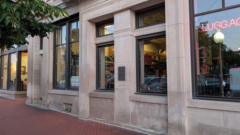 The First National Bank Building Marker in context image. Click for full size.