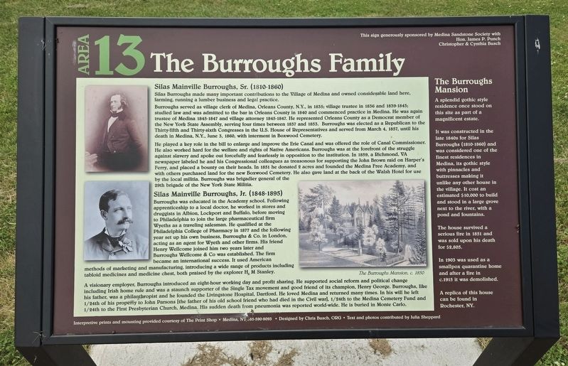 The Burroughs Family Marker image. Click for full size.