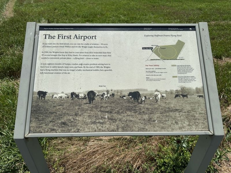 The First Airport Marker image. Click for full size.
