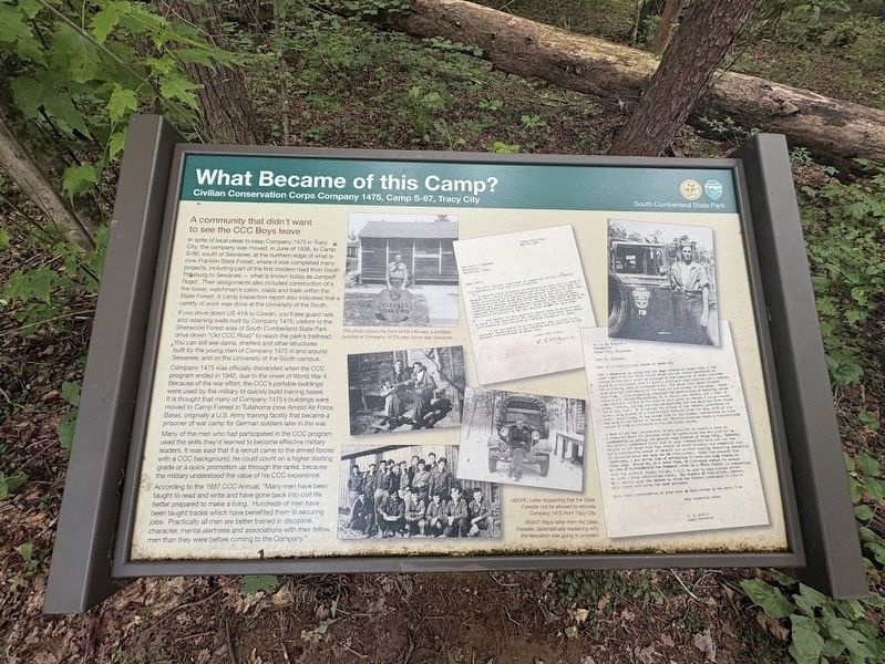 What Became of this Camp Marker. Click for full size. What Became of this Camp Marker image. Click for full size.