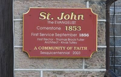 St. John The Evangelist Marker image. Click for full size.