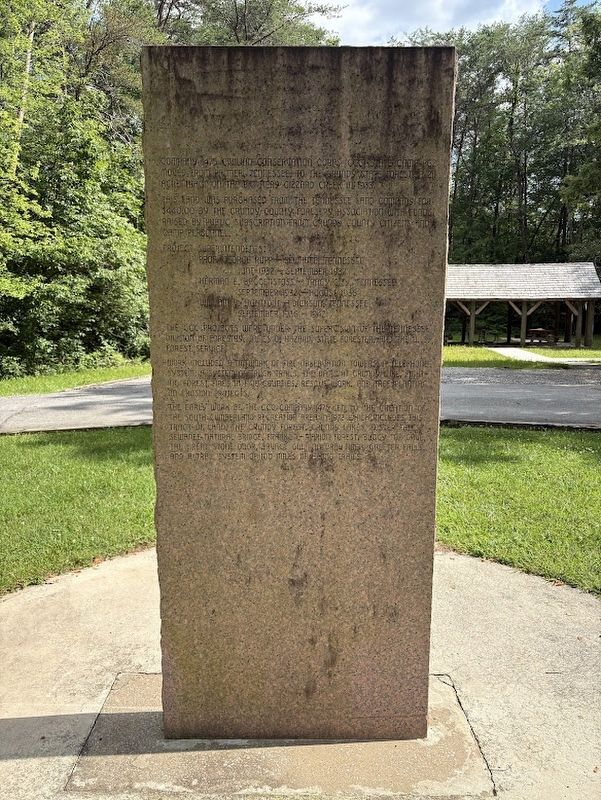 The Civilian Conservation Corps and Grundy State Forest Marker. Click for full size. The Civilian Conservation Corps and Grundy State Forest Marker image. Click for full size.