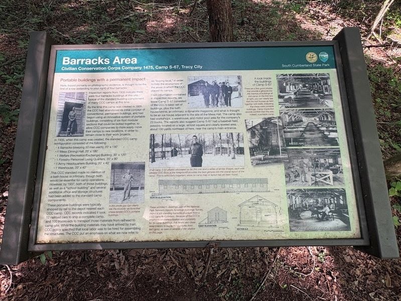 Barracks Area Marker image. Click for full size.
